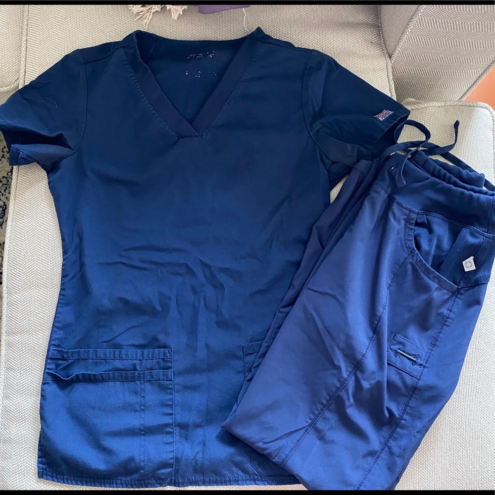 Navy Cherokee Scrub Set